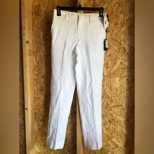 Ralph Lauren white 100% Linen pants